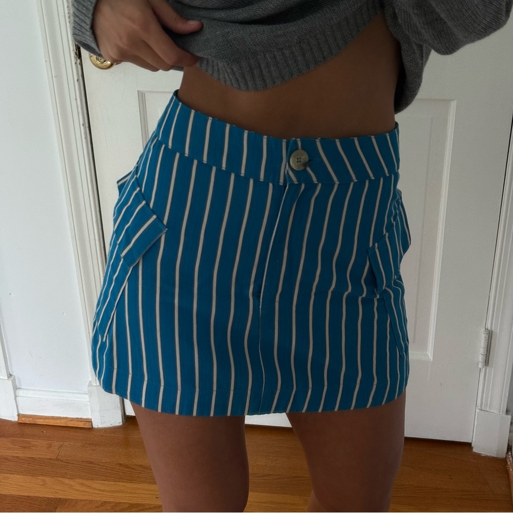 Ciao Lucia Blue Mini Skirt - size 6